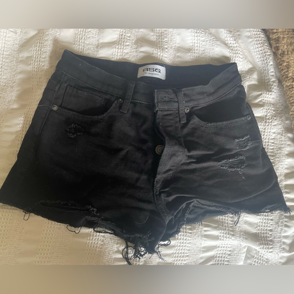 RSQ Women's Black Jean Shorts